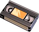 Graphic of a VHS videocassette.